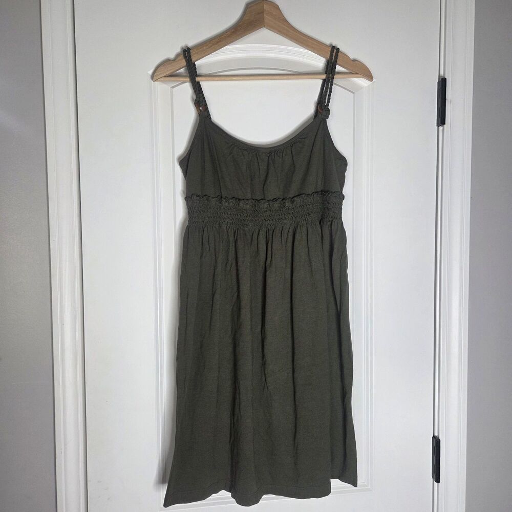 Size Medium Old Navy Women's Spaghetti Strap Green Dress